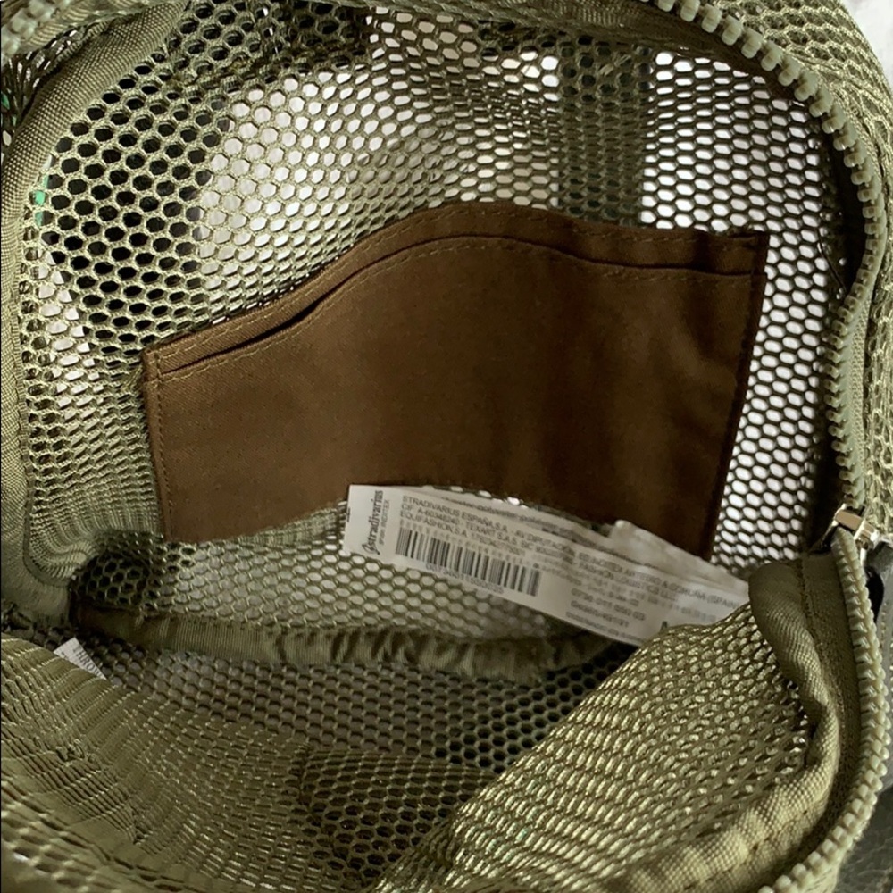 Green Mesh Mini Backpack - Picture 3 of 4